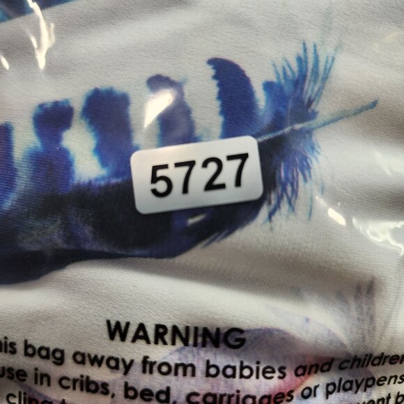 Women's Jostar Feather Print Short Sleeve Top Shirt Short Sleeve Round Neck XL - Picture 11 of 11